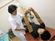 運動機能、トレーニング指導も行います。