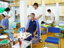 施術の様子