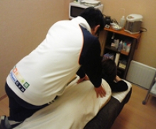 施術の様子