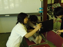 施術の様子